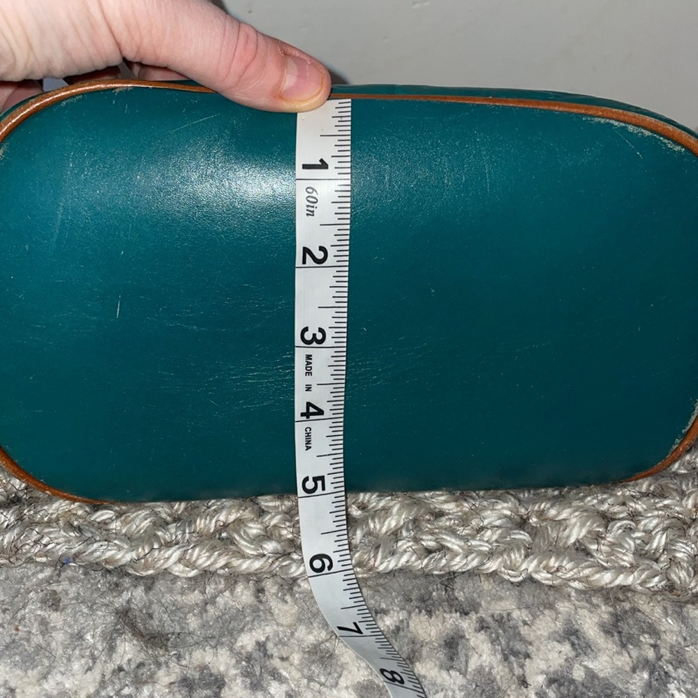 Patricia Nash Brindisi Bucket bag drawstring leather crossbody in jade - Picture 9 of 15